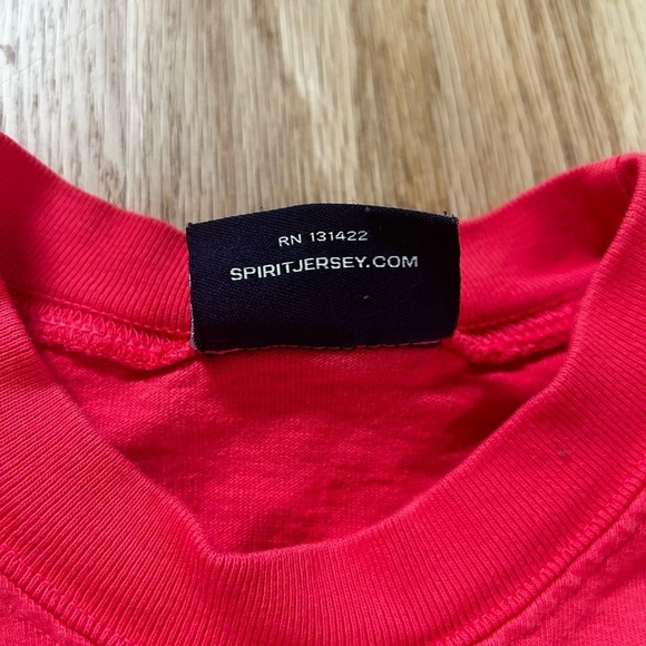 SPIRIT JERSEY waikiki beach hawaii coral short sleeve boxy tee size M - Picture 5 of 9